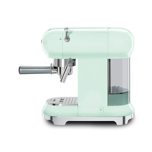 Machine à café Expresso vert d'eau 1350 W ECF01PGEU Smeg