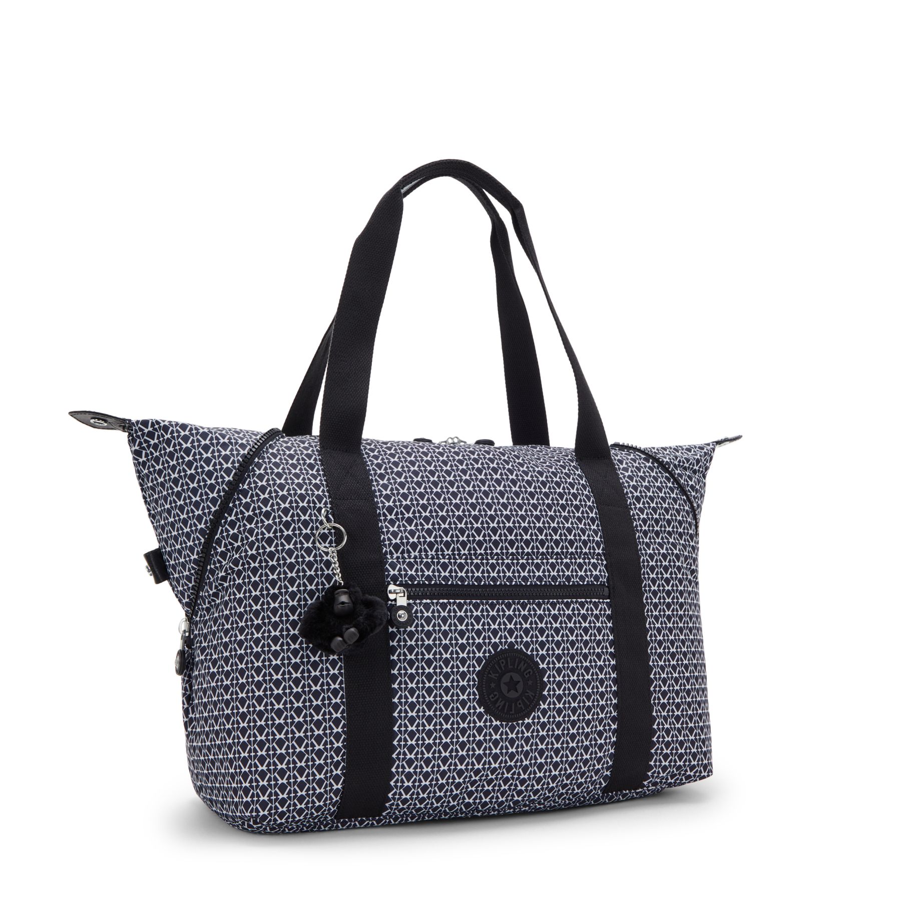 ART M Sac fourre-tout multi-usage taille moyenne avec manchon pour valise - Signature Print