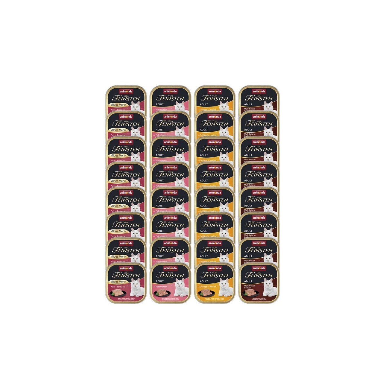 animonda vom Feinsten Adult Mixpaket 32x100g Fleischauswahl