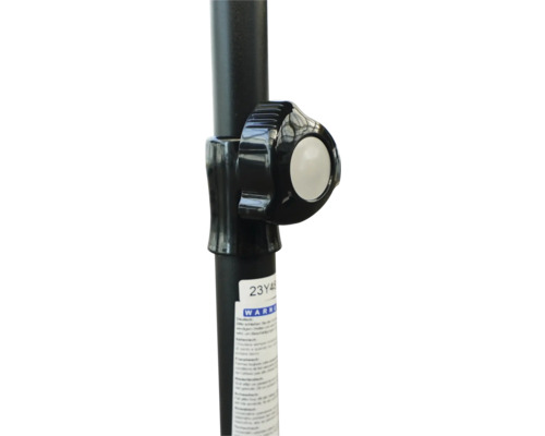 Soluna Cannes middenstokparasol, 210 cm, donkergrijs