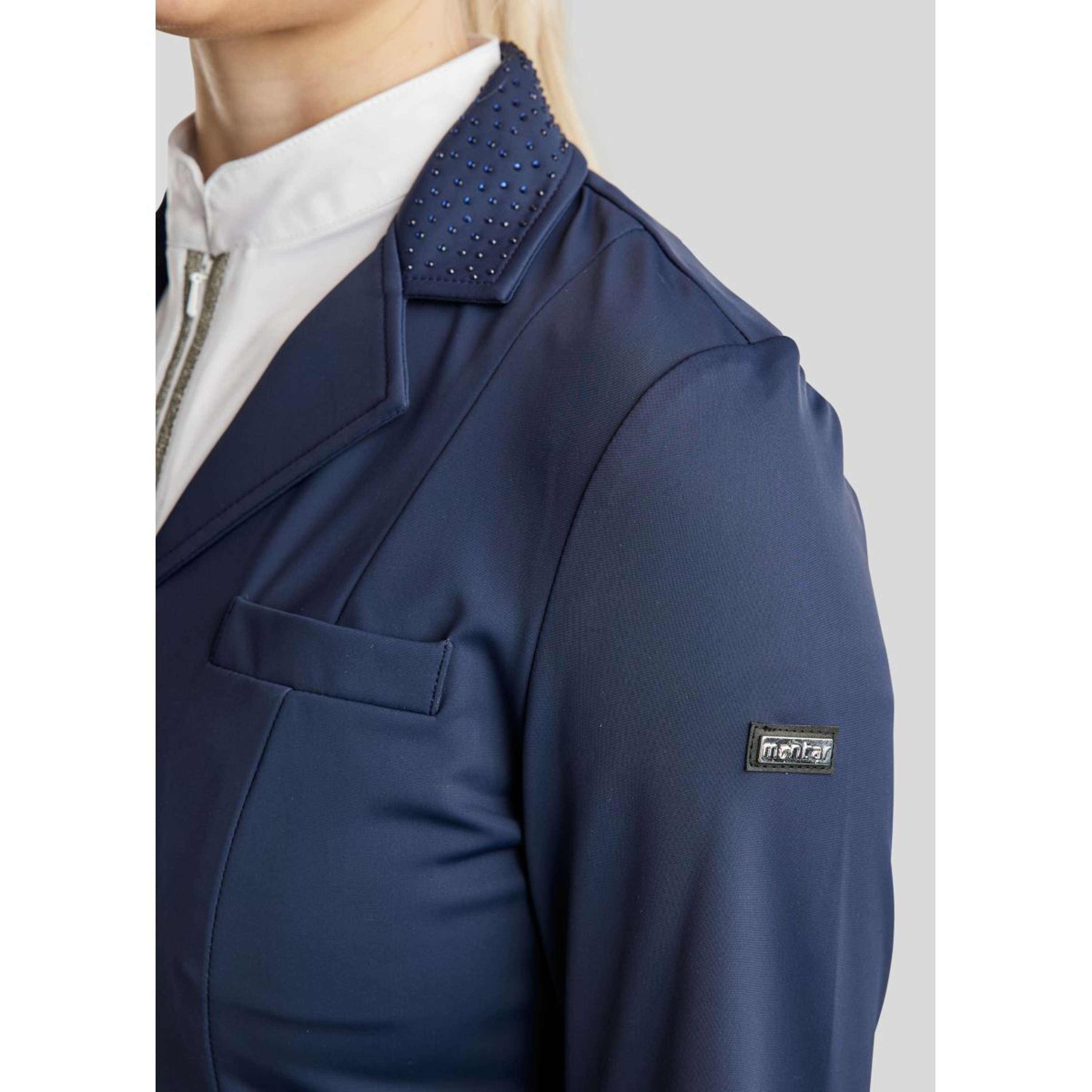 Montar Wedstrijdjasje Kort Dressuur Navy