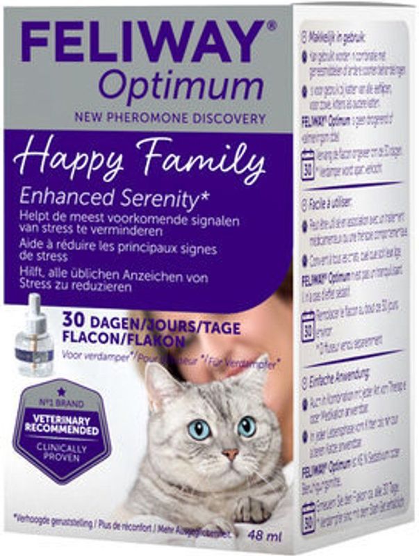Feliway Optimum Navulling Duopack (2 st) - 48 ml