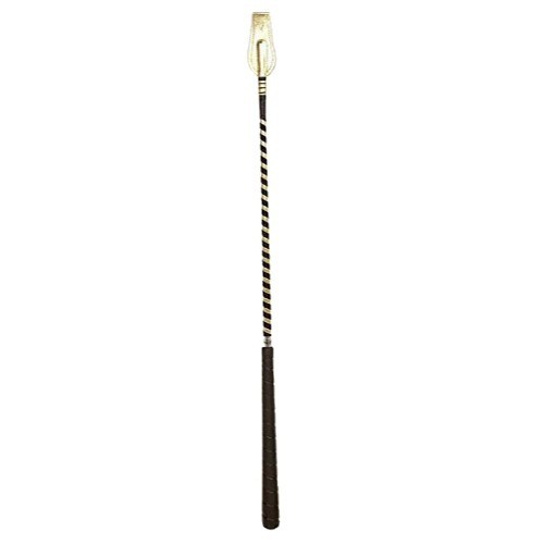 Chicote de salto com cabo metálico dourado/preto
