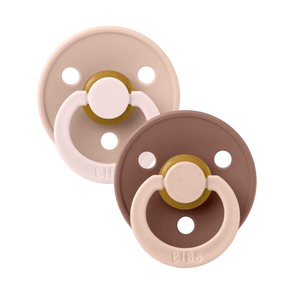 BiBs Studio Fusion Fopspeen - Rond - 2 Stuks