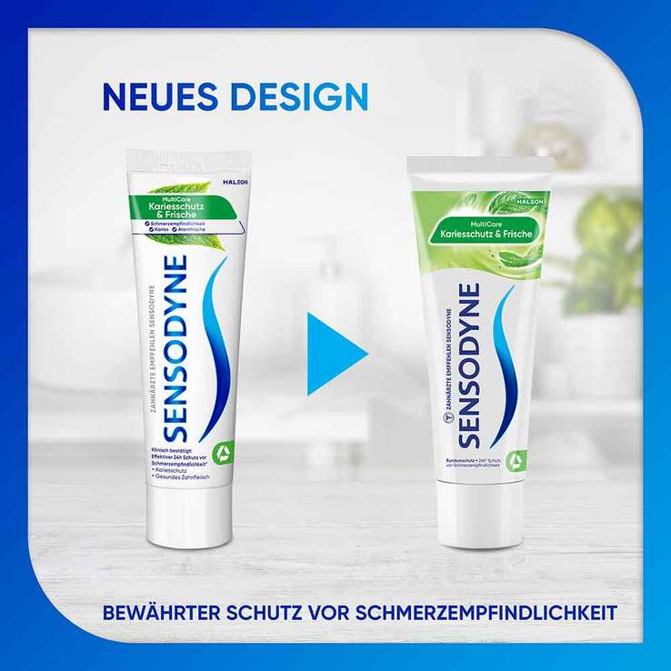 Sensodyne Multicare Kariesschutz & Frische Zahnpasta, 75 ml
