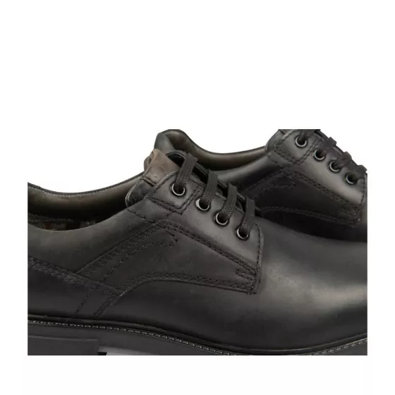 Derbies NOIR DENIM SIDE CUIR