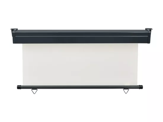 Auvent latéral de balcon 170x250 cm Crème