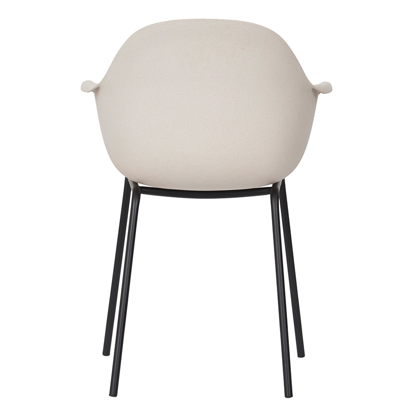 Tuinstoel Dorian kunststof creme