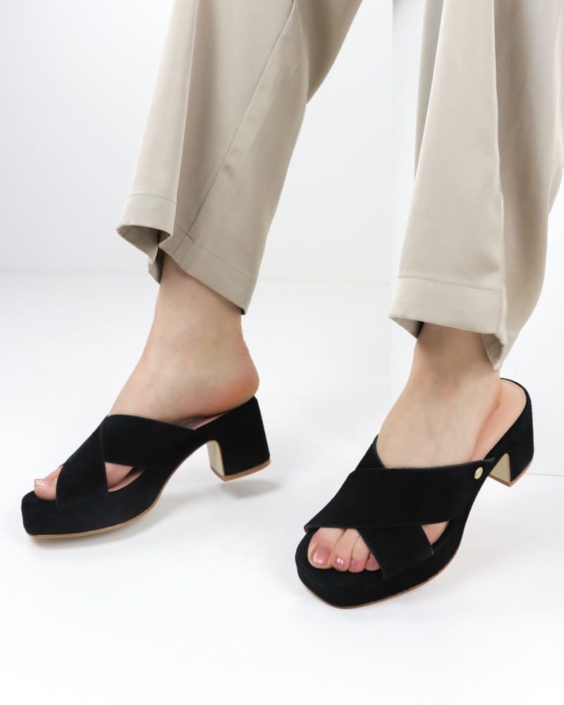 Fred de la Bretoniere Sandalen  - zwart