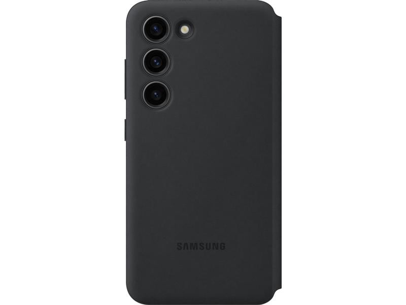 Samsung Book Cover Smart View Galaxy S23 Schwarz Schutzhülle mit Touch-Interface für das Samsung Galaxy S23