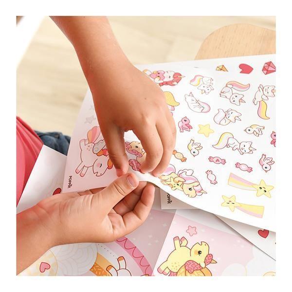 POPPIK Sticker Kreativ Poster Einhörner