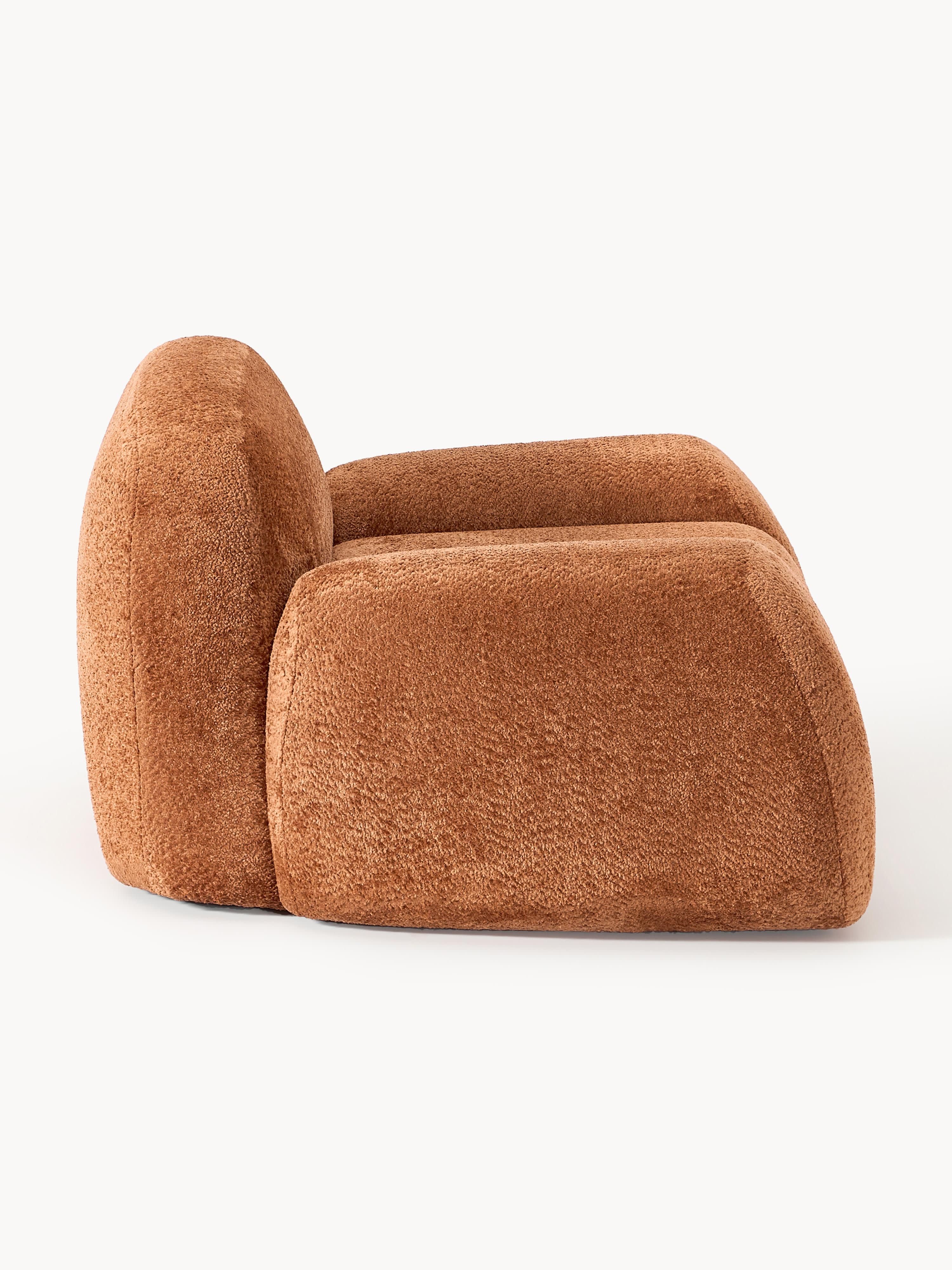 Loungefauteuil Wolke van teddy-bouclé