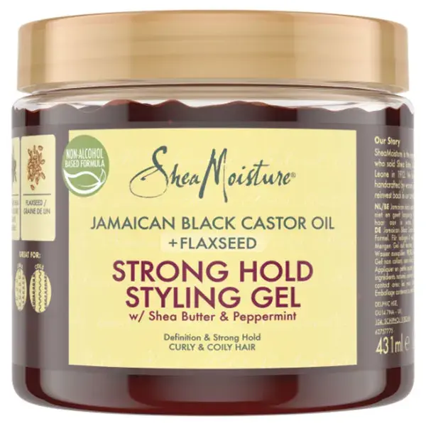 Gel de estilização de fixação forte Shea Moisture 431ml