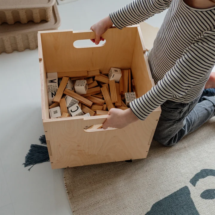 Nofred - Cube Aufbewahrungsbox, long, beige