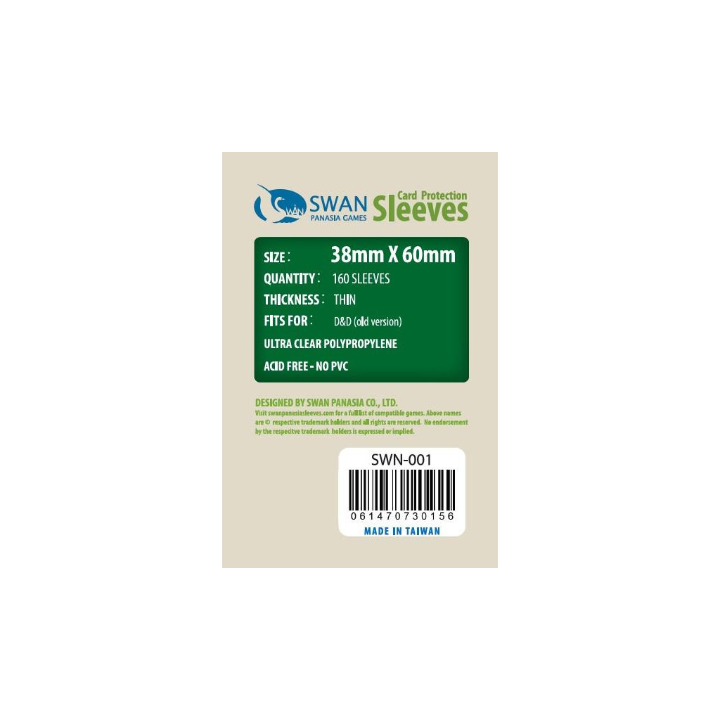 Swan Panasia - Card Sleeves Standard - 38x60mm - 160p