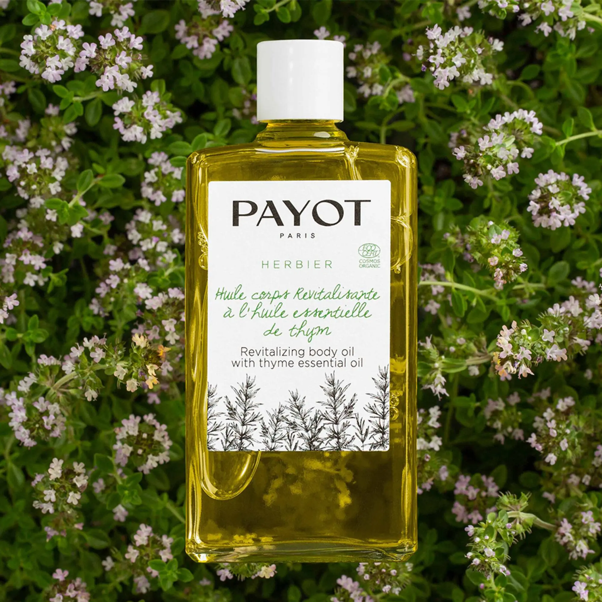 Payot - Huile corps revitalisante à l'huile essentielle de thym Huile corps revitalisante- Huile