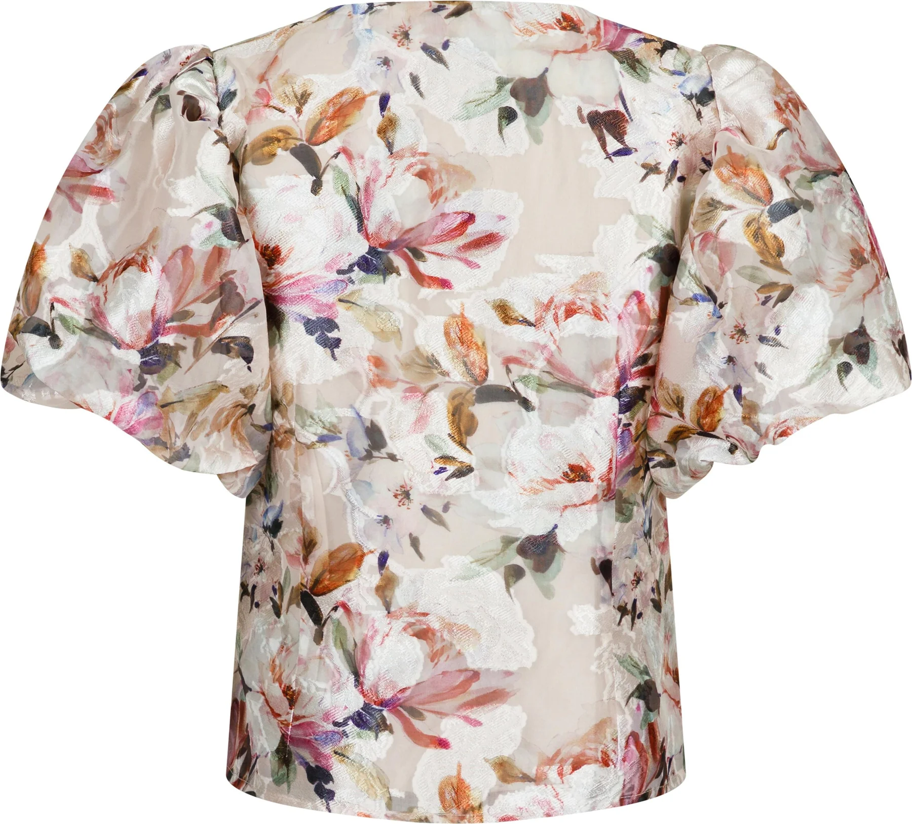 Neo Noir Camia Brocade Print Blouse