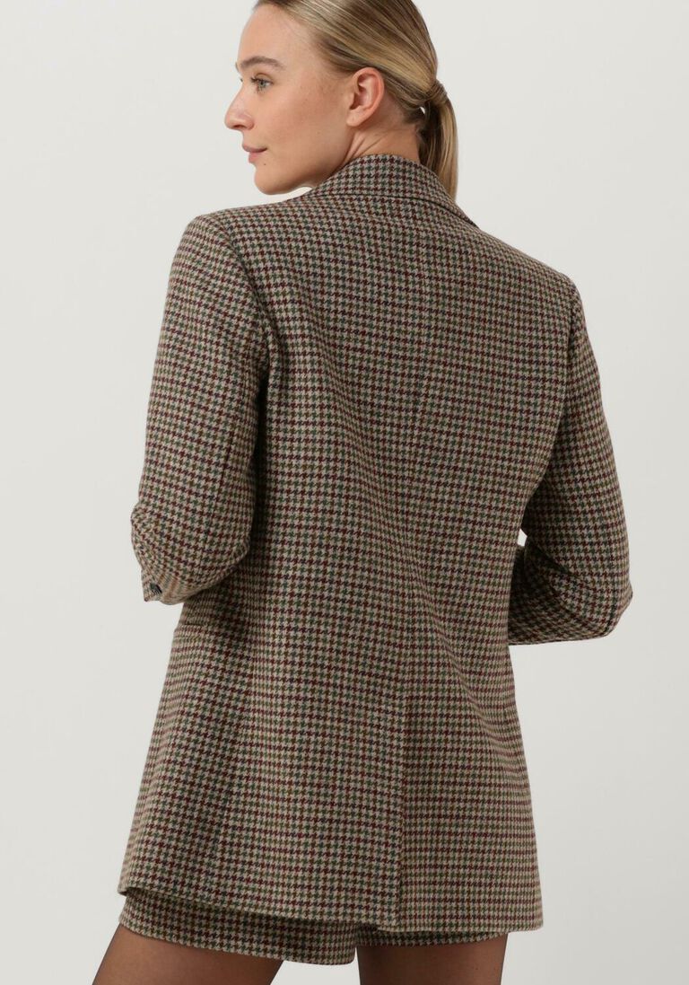 VANILIA bordeaux vanilia blazer tweed wool colbert