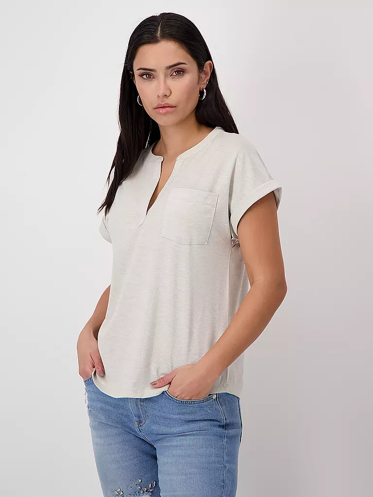 MONARI T-Shirt  creme