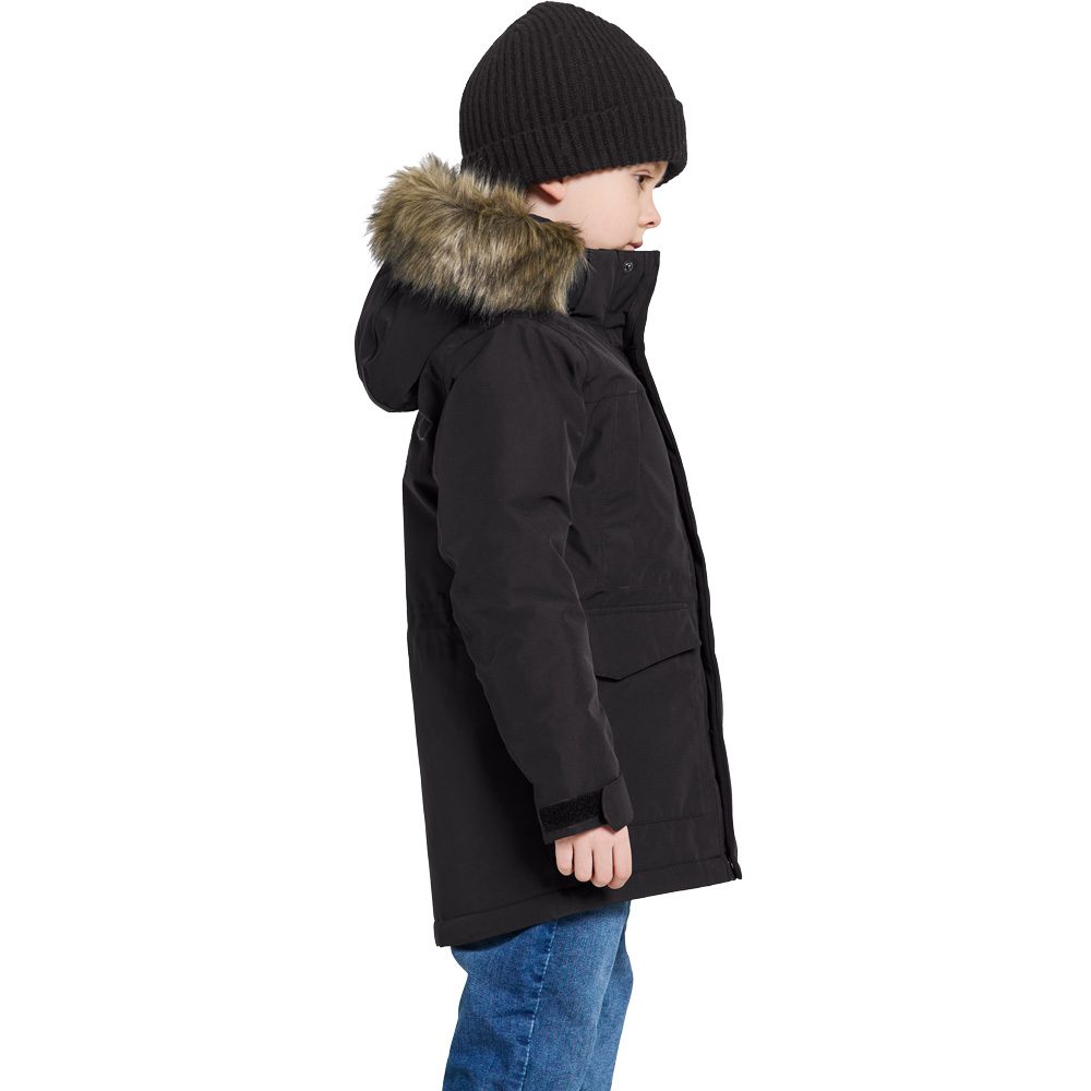 Didriksons Oxid Parka Kinder schwarz