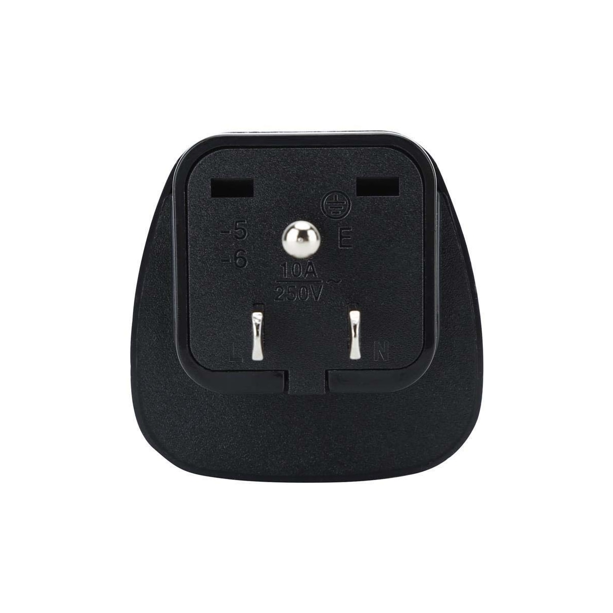 4x Socket Adapter Reise Plug Converter (type b til eu)