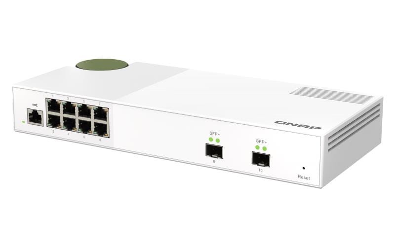 QSW-M2108-2S Web Managed Switch 10 Port<br>10GbE und 2.5GbE Layer 2 Web Managed Switch der Einstiegsklasse für den Einsatz in KMU-Netzwerken