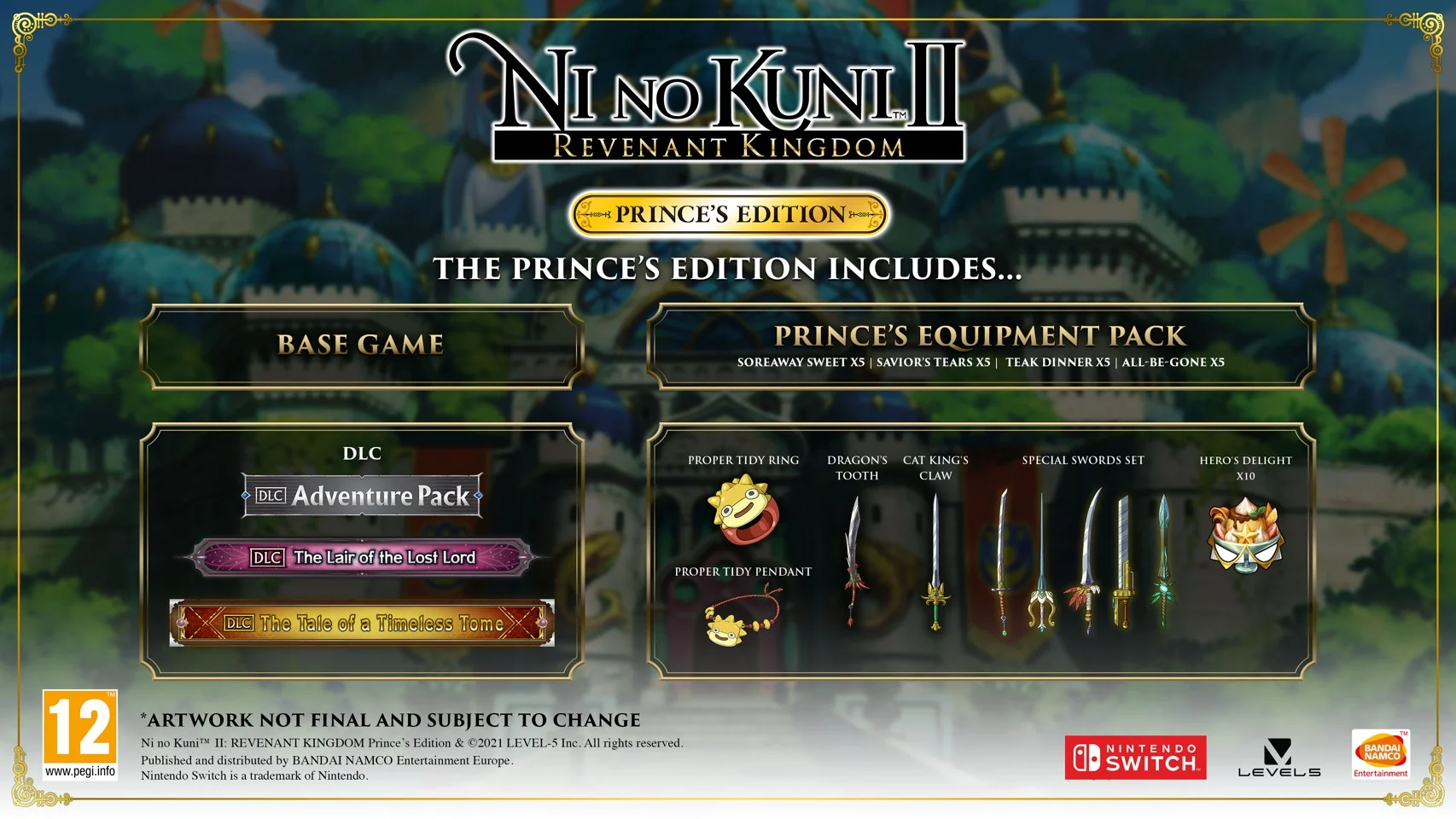 Ni No Kuni II (2): Revenant Kingdom Prince's Edition- Nintendo Switch