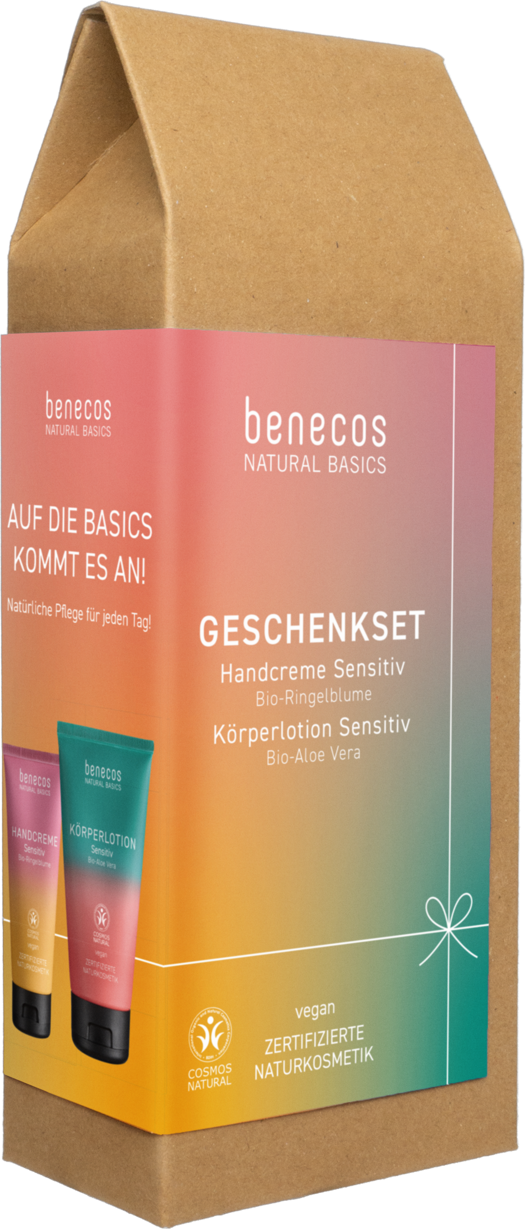 benecos  Natural Basics Geschenkset Sensitiv - Handcreme & Körperlotion