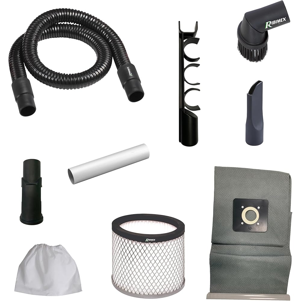 RIBIMEX Perfetto PRCEN020, Aspirateur à Cendres Parfait, Plastique et métal, Noir et Vert, 20 L silenzioso : Cuisine et Maison