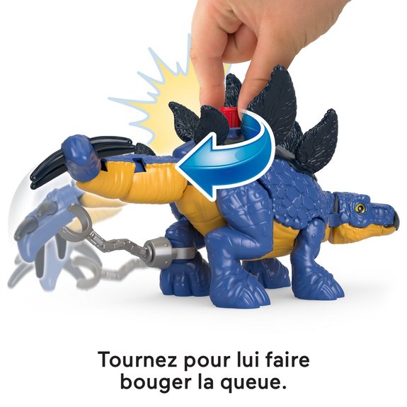 Stegosaurus et personnage