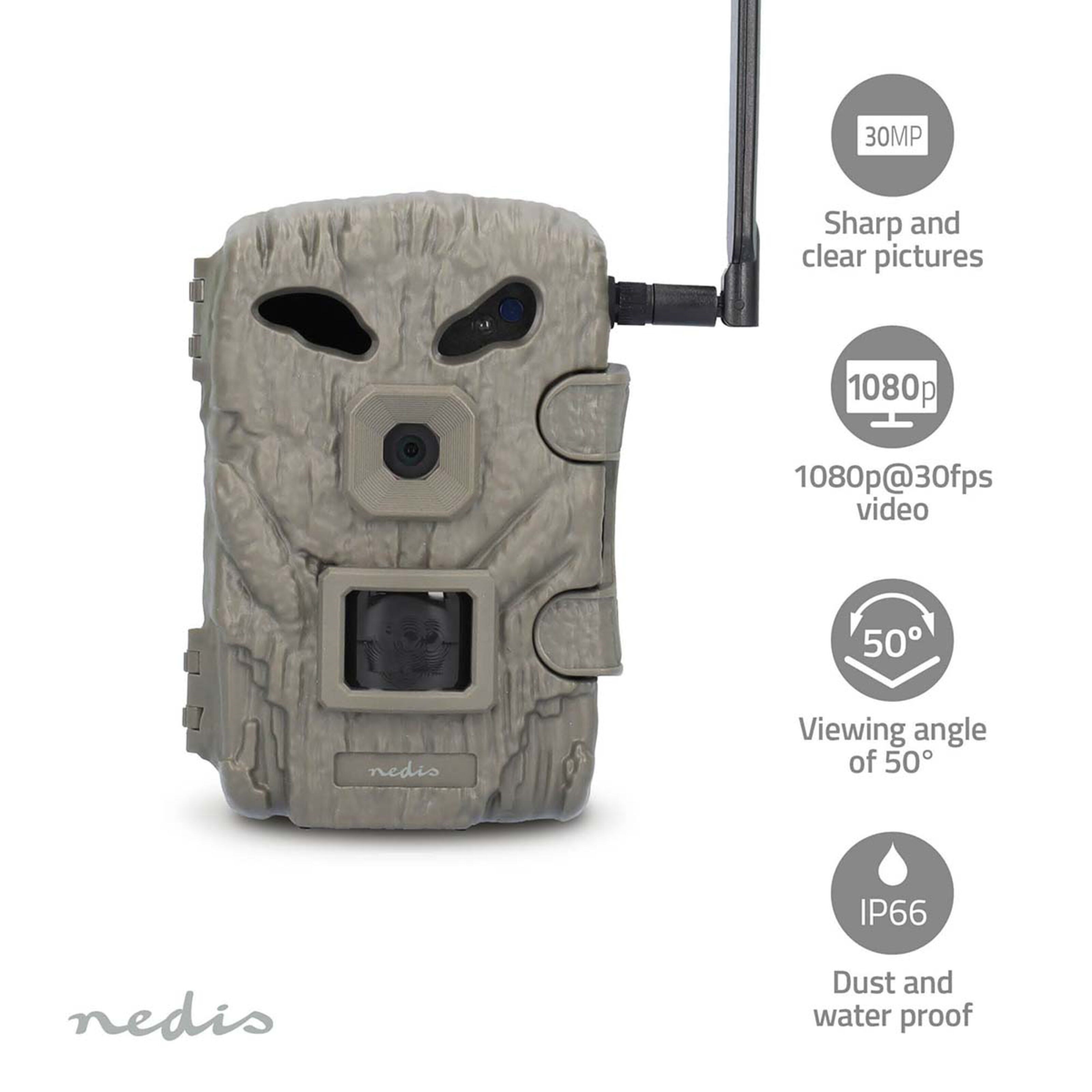 Nedis Viltkamera Full HD 4G