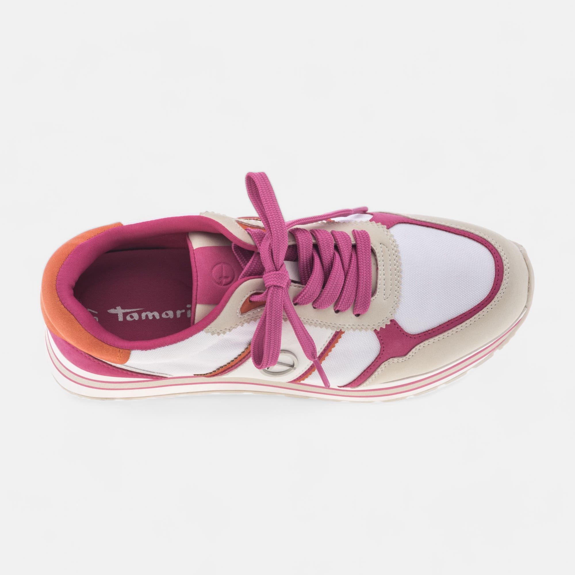 Baskets basses Femme fuchsia