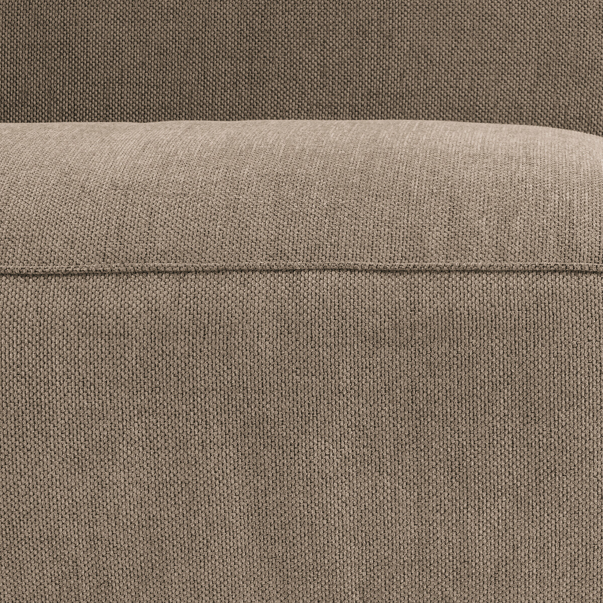 LA REDOUTE INTERIEURS<br>Sofá modular de 2 lugares em tecido texturizado, Seven