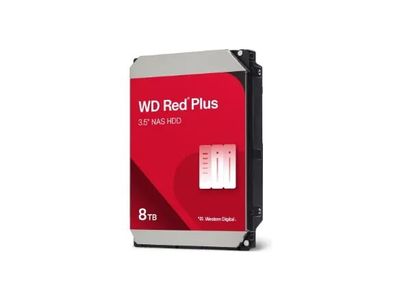 WD Red Plus WD80EFPX - Harddisk - 8 TB - intern - 3.5