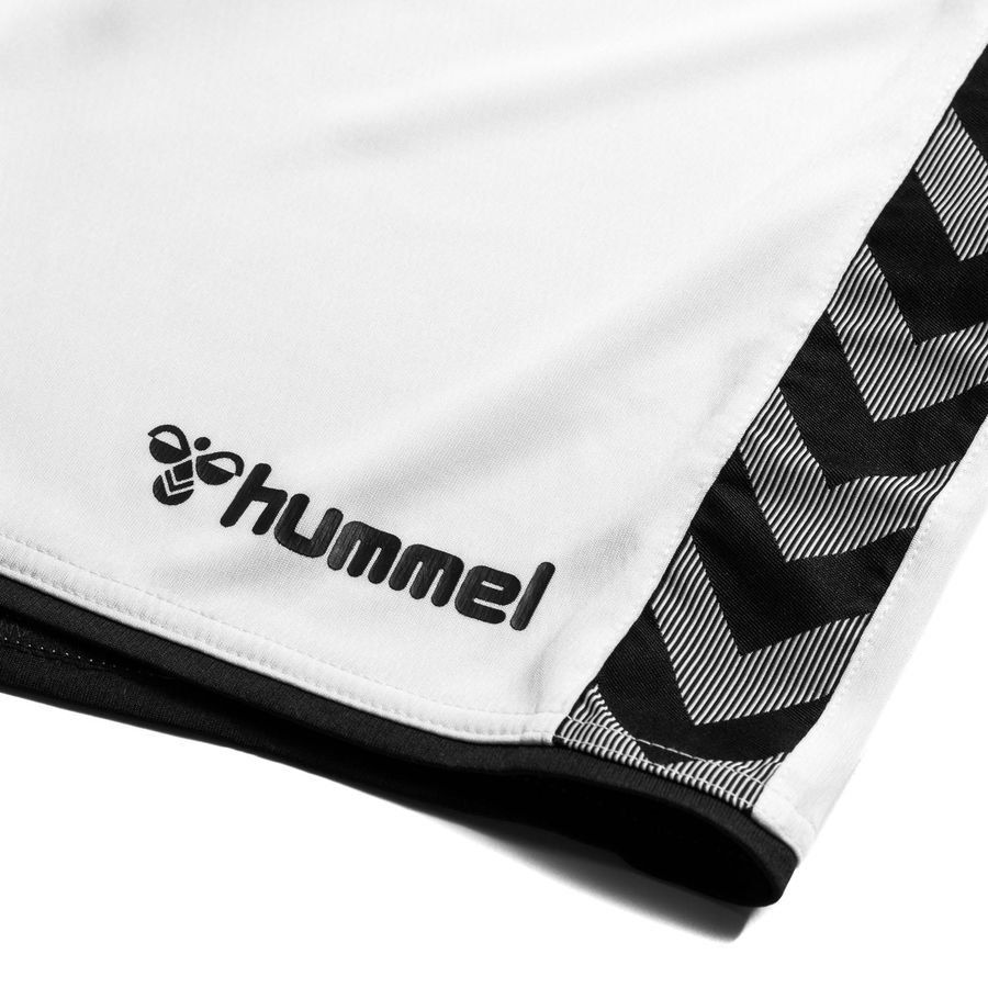Hummel Short Authentic Poly - Blanc/Noir Enfant