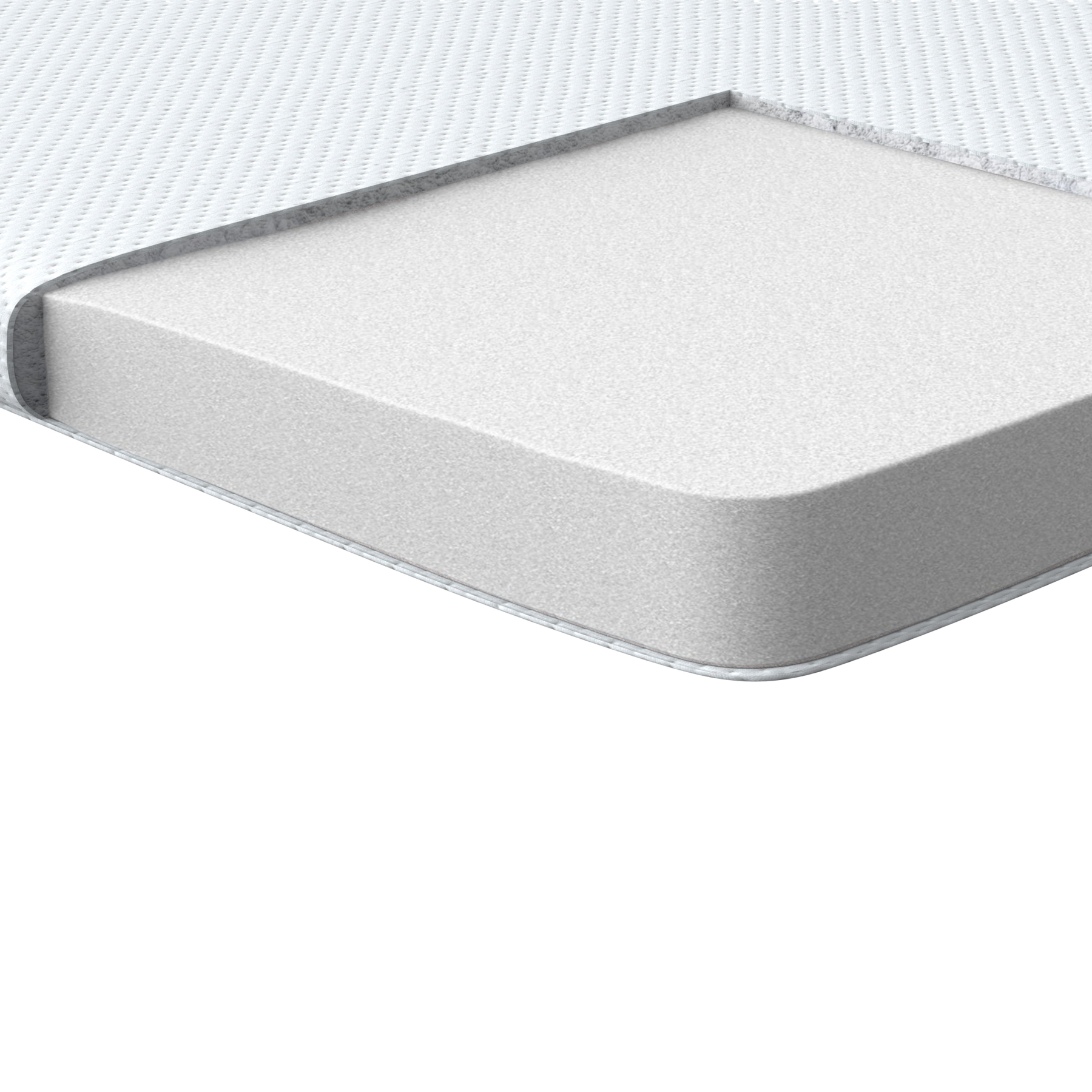 Beliani - CALM - Matrastopper - Wit - 120 x 200 cm - PU Schuim