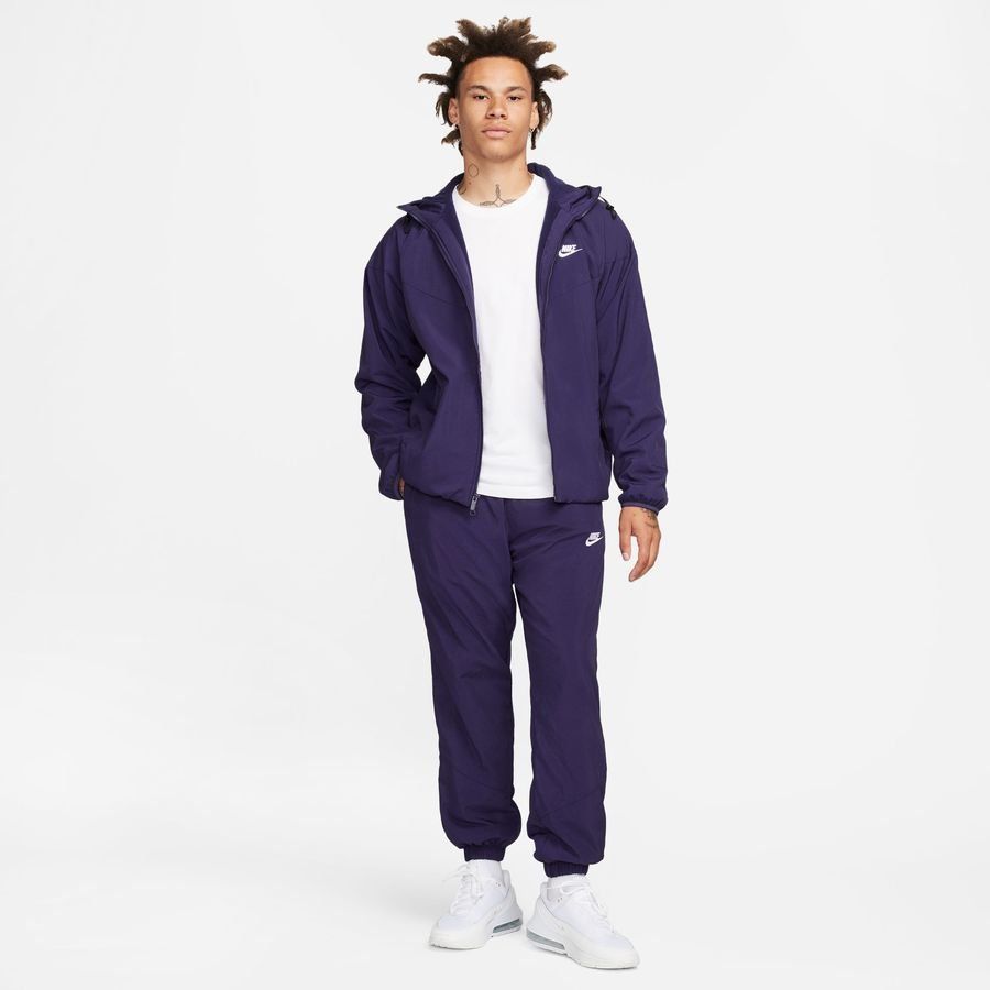Nike Bas de Survêtement Coupe-Vent Woven - Violet/Blanc