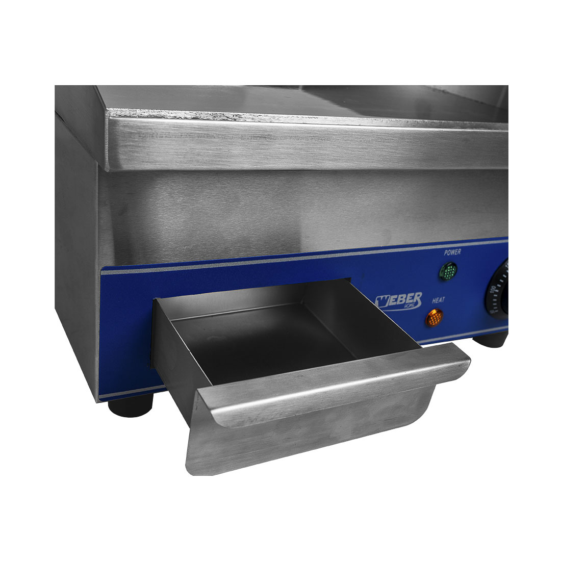 Weber Home Elektro Plattengrill 2'100 Watt, Chromstahl
