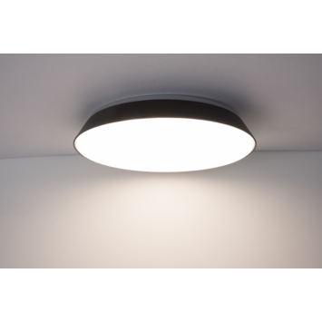 Lutec Connect slimme plafondlamp Panter wit Ø45cm 40W