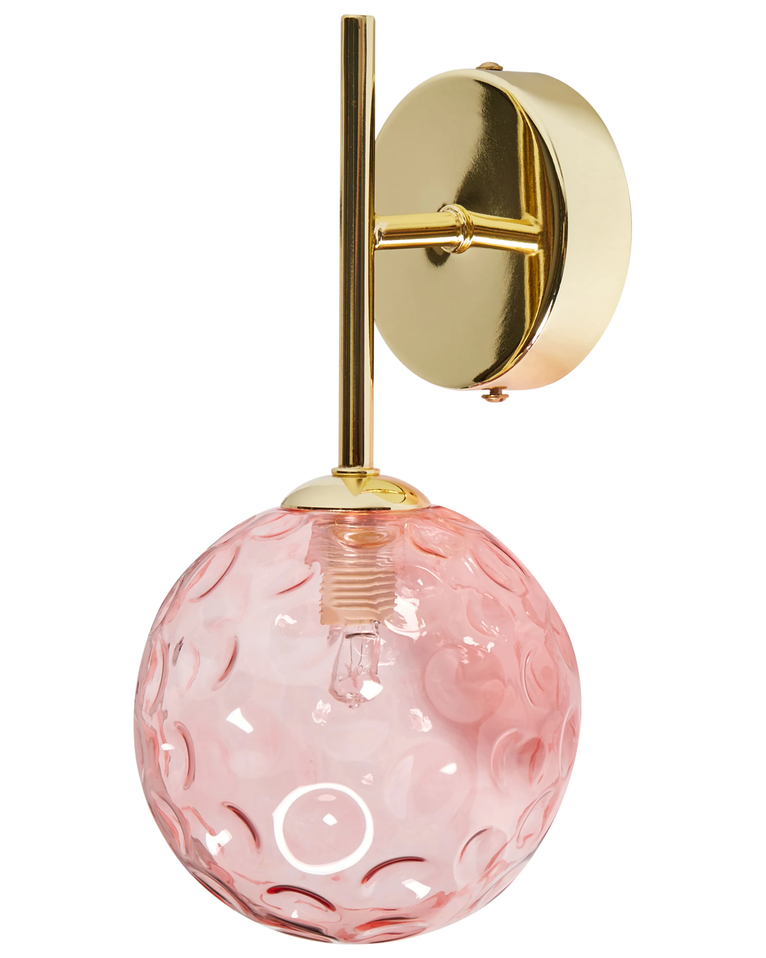 Set van 2 wandlampen ANADYR Glas Roze
