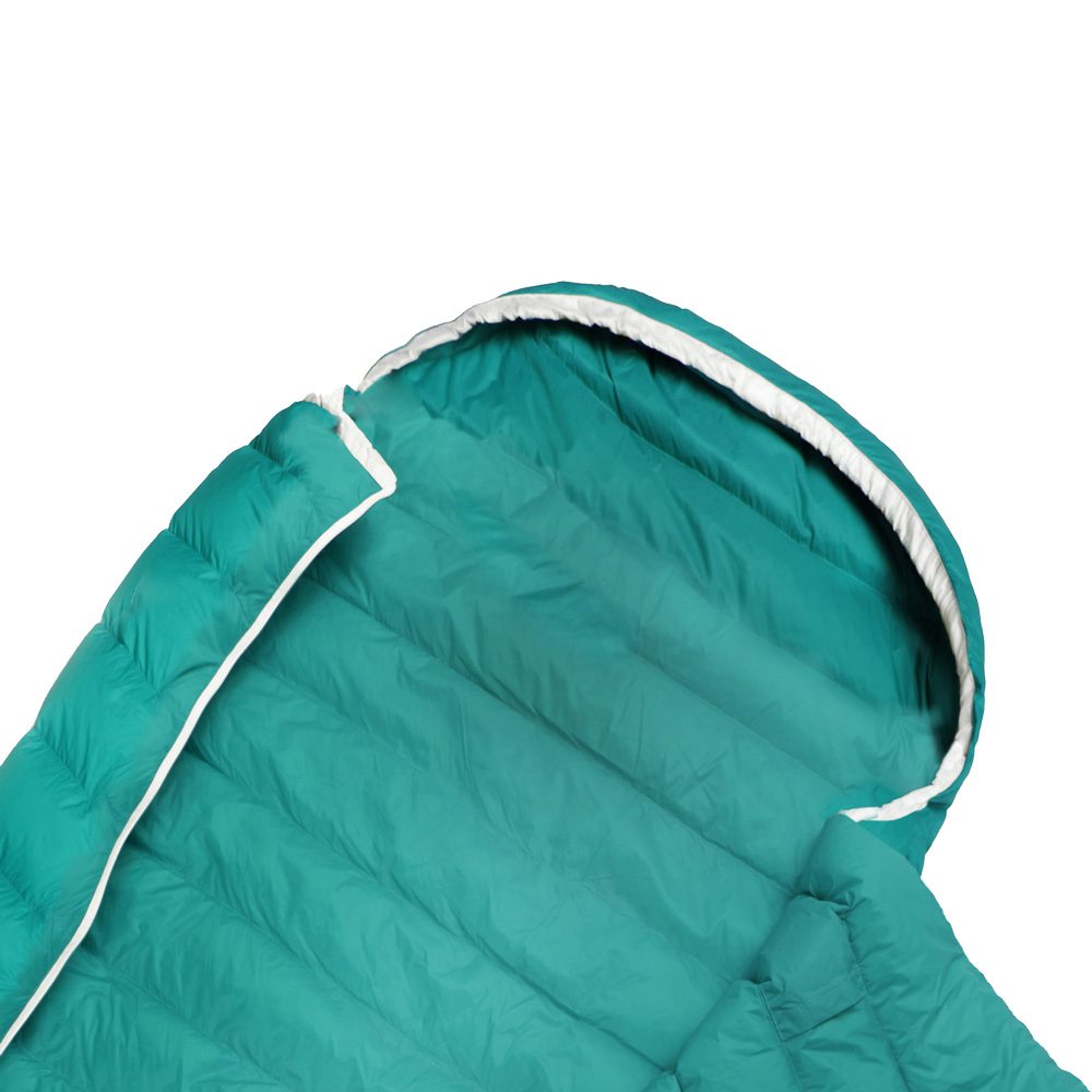 Grüezi Bag Biopod DownWool Extreme Light 175 Schlafsack viridian green