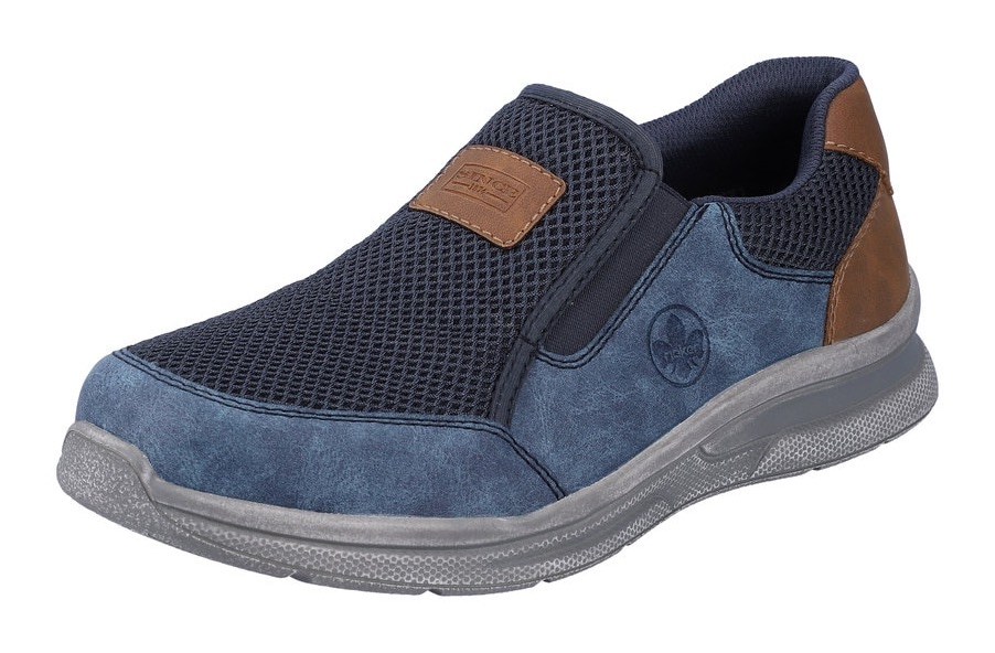 Rieker Slipper  Schlupfschuh, Freizeitschuh mit seitlichen Stretcheinsätzen, G-Weite