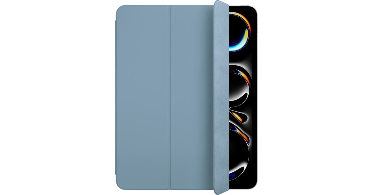 AppleSmart Folio voor 13‑inch iPad Pro (M4) - Denim tablethoes  (Blauw)
