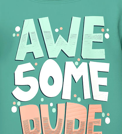 Name It T-shirt - NmmVux - Bristol Blue/Awesome Dude