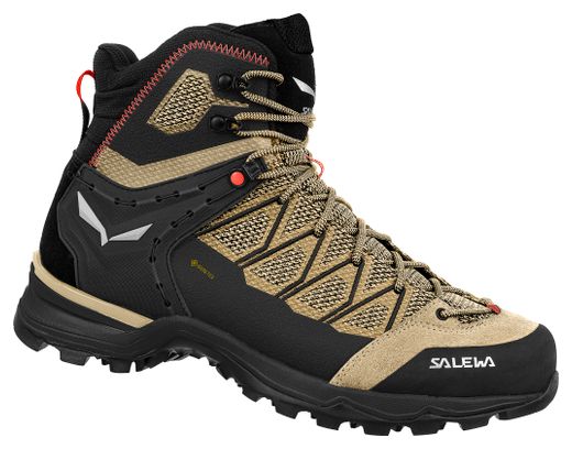 Chaussures de Randonnée Femme Salewa Mountain Trainer Lite Mid Gore-Tex Beige/Noir