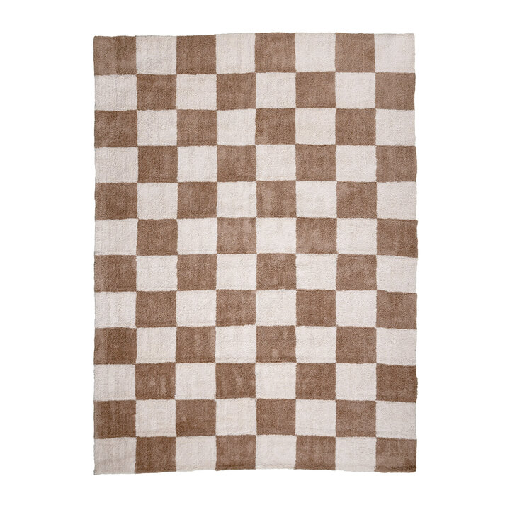 Checkerboard vloerkleed - Blox Beige
