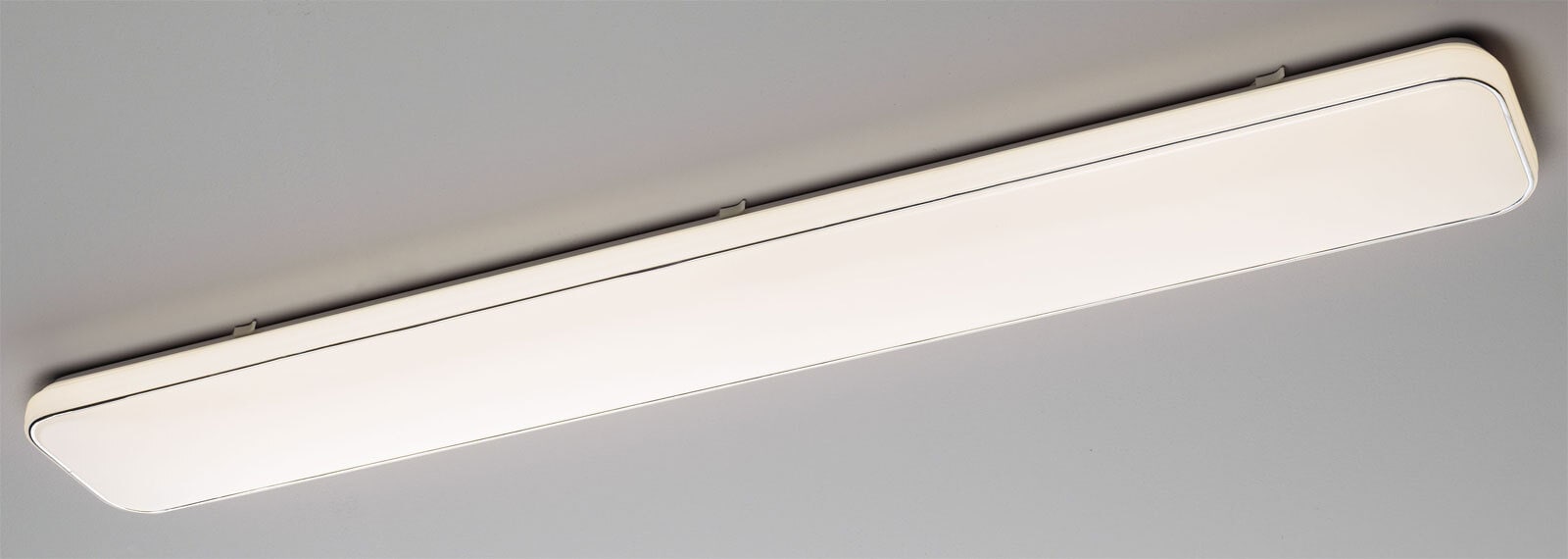 casaNOVA LED Deckenlampe SIMPLY 120 cm weiß /silberfarbig