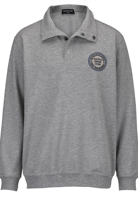 Boston Park Sweatshirt, Troyerkragen, bis 72/74