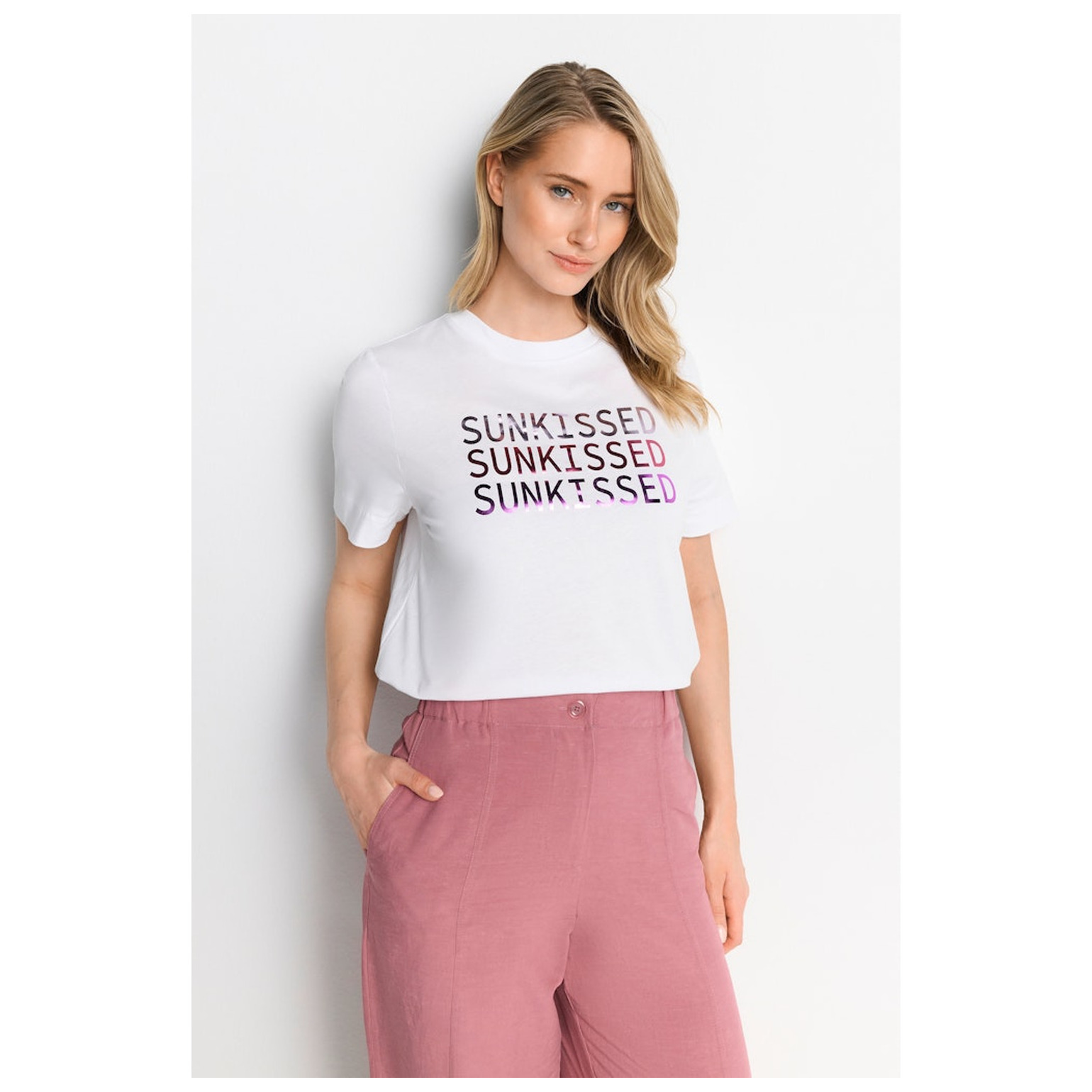 Rich & Royal Easy T-Shirt Sunkissed print o