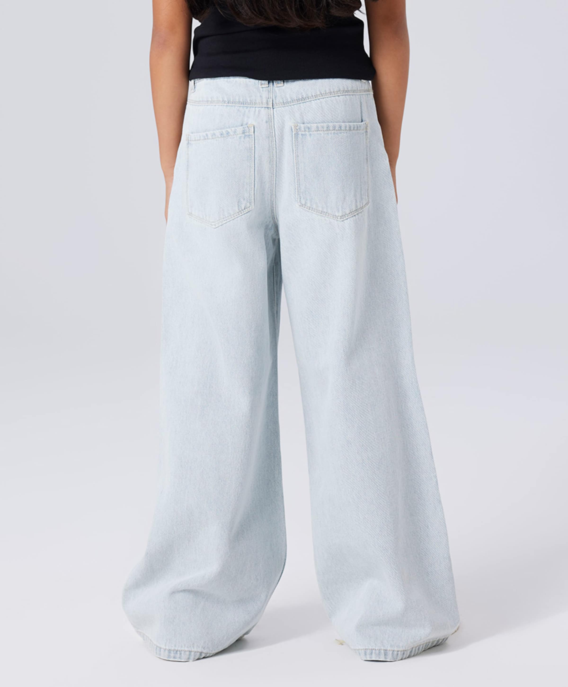 Name it NKFBELLA SKATER XWIDE JEANS 3111-ZA meisjes jeans blauw